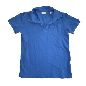 SCOTCH & SODA Amsterdam boys light blue pique cotton polo shirt size 12